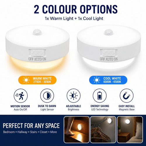 Led motion sensor - motion, light