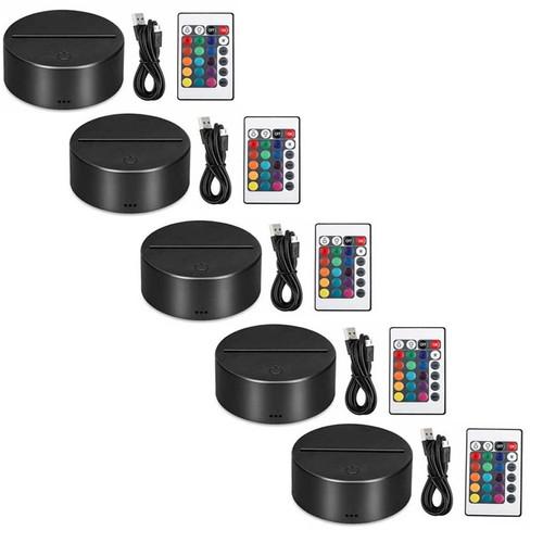 Led lamp base night - base, 3d