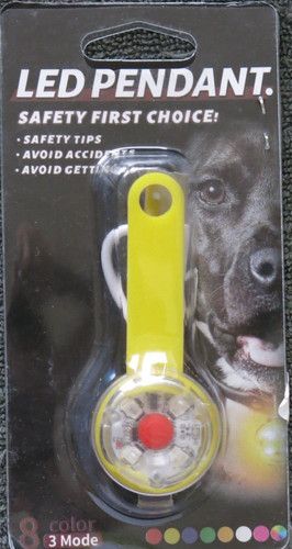 Yellow rechargeable dog collar - yellow,