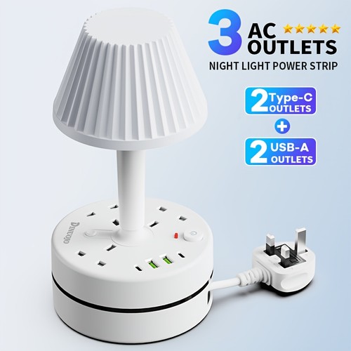 Night light power strip table - night,