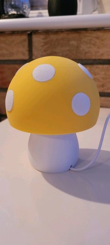 Printed mushroom lamp - 3d,