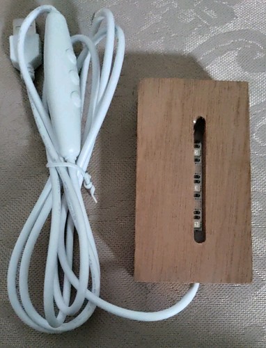 Wooden led lamp base - lamp,