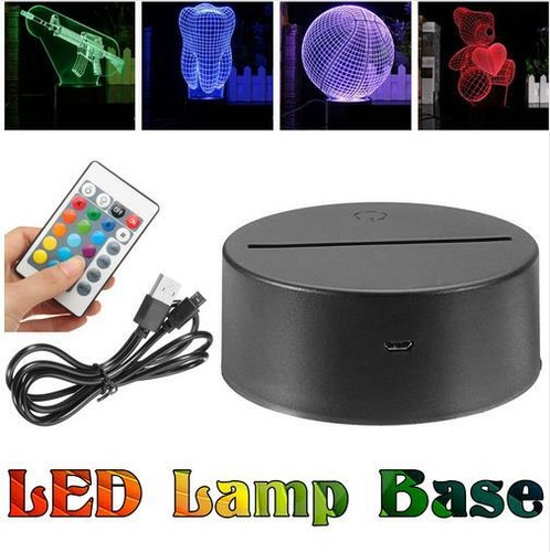 10x led lamp base night - 3d,