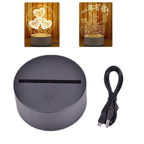 Usb cable touch lamp bases - bases, for